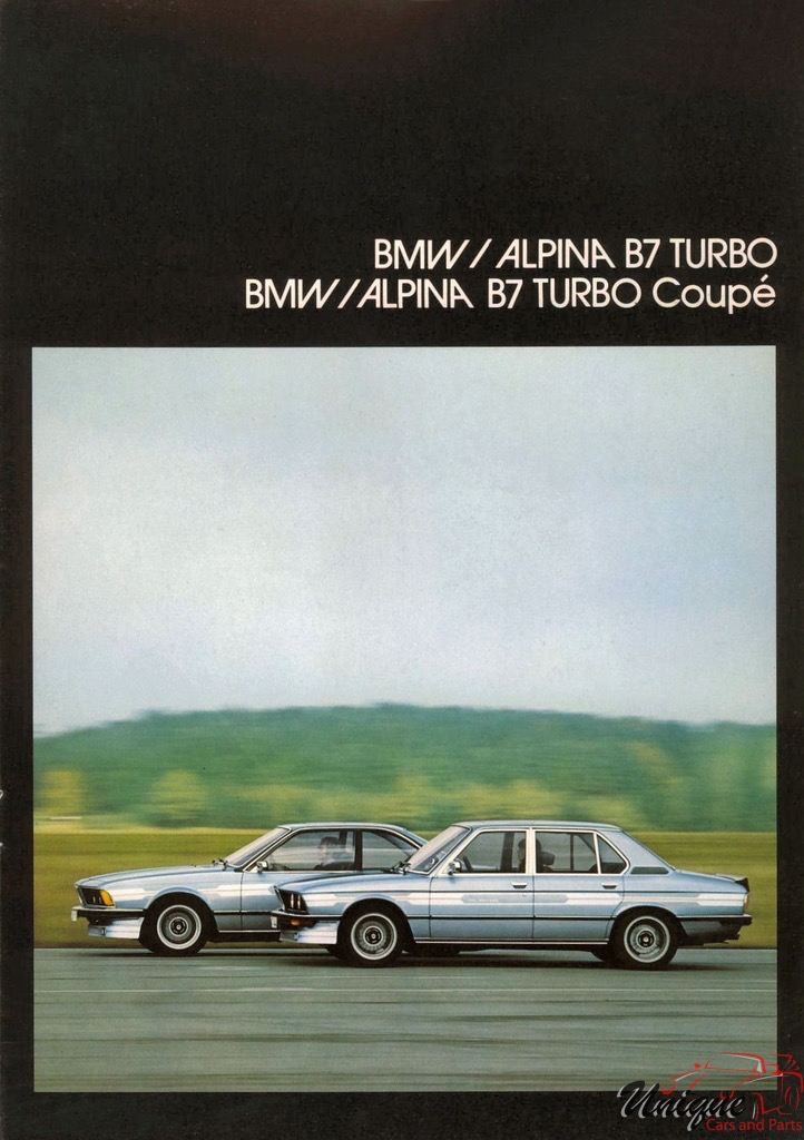 1982 BMW Alpina Brochure Page 12